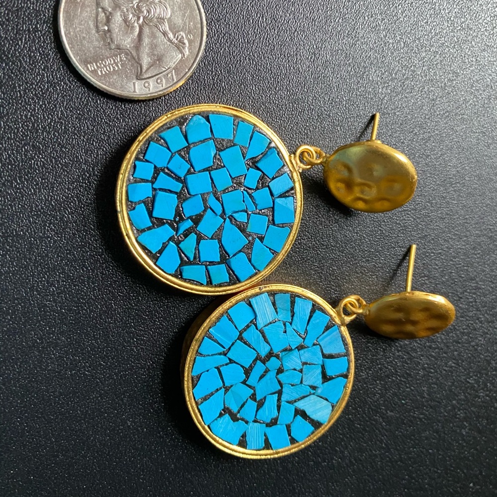 Turquoise earrings - Picture 8 of 8